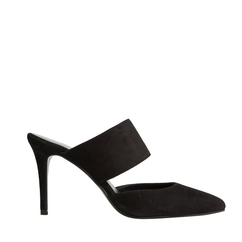 Stiletto heeled stiletto in black suede heel 8cm very comfortable and elegant combines with everything.