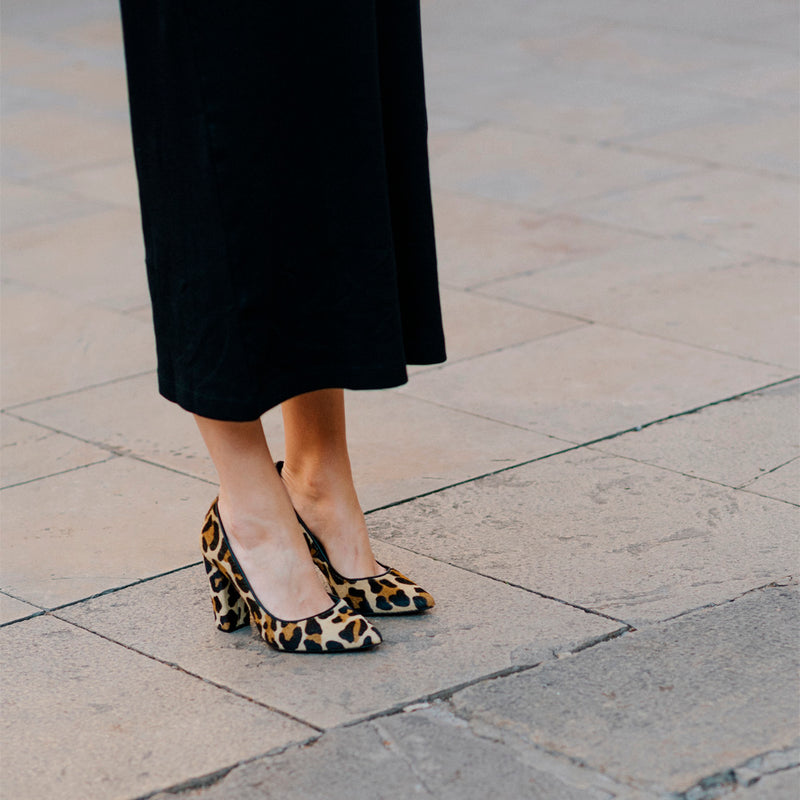 Everyday stilettos in leopard print in a comfortable combination with all kinds of outfits