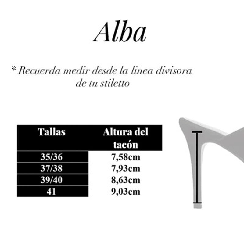 Alba stiletto heel sizes in natural suede